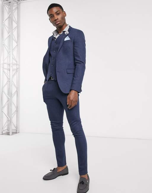 Asos store navy suit