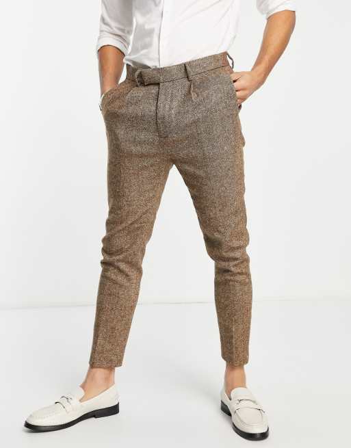 Asos tweed store trousers