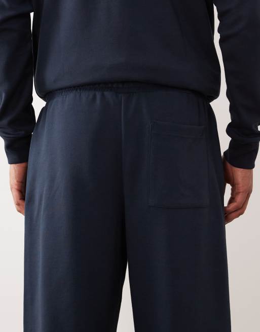 ASOS DESIGN – Weiche Oversize-Jogginghose in Marineblau, Kombiteil, 5 von 5