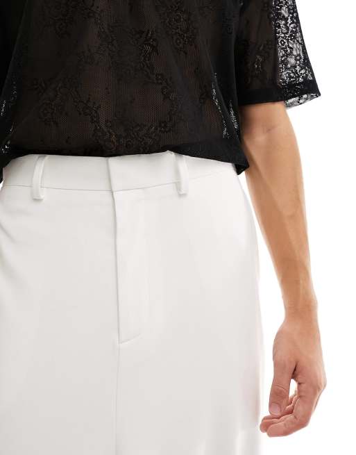 ASOS DESIGN – Weiße Anzughose im Ballonstil , 2 von 5