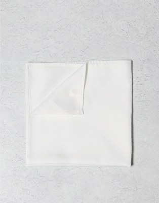 BELLUNO Weißes Einstecktuch Mit Farbigem Stickrand - Elegant & Vielseitig