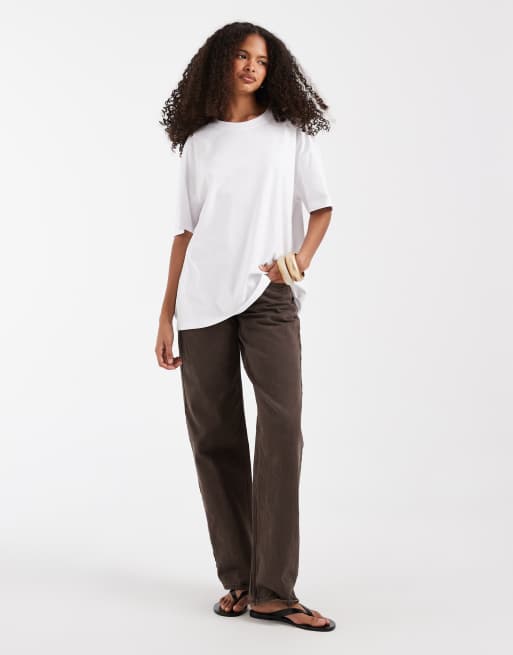 ASOS DESIGN – Weißes Oversize-T-Shirt, 2 von 4