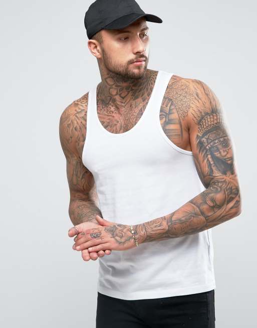 ASOS DESIGN – Weißes Trägershirt
