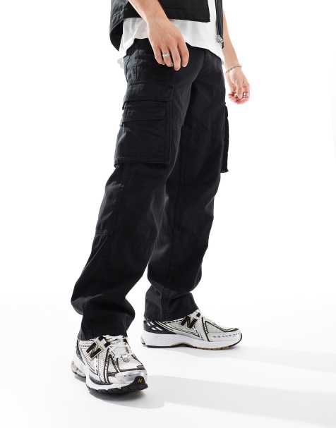 ASOS DESIGN – Weit geschnittene Cargohose aus schwerem Twill - view 1