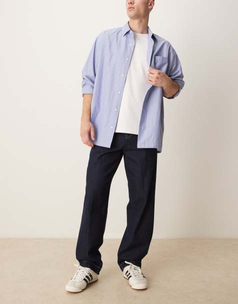 ASOS DESIGN – Weite Arbeitsjeans mit Raw-Waschung - view 1