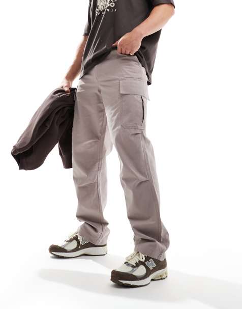 ASOS DESIGN – Weite Cargohose in Malve - view 1