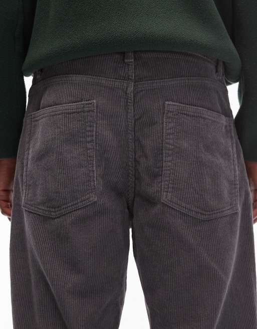 ASOS DESIGN – Weite Cordhose in Grau, 5 von 5