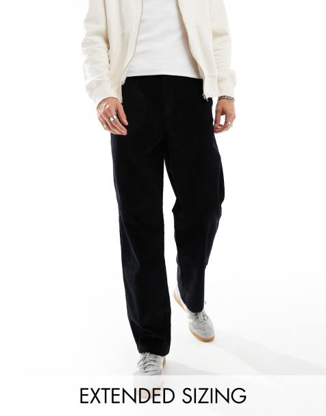 ASOS DESIGN – Weite Cordhose in Schwarz - view 1