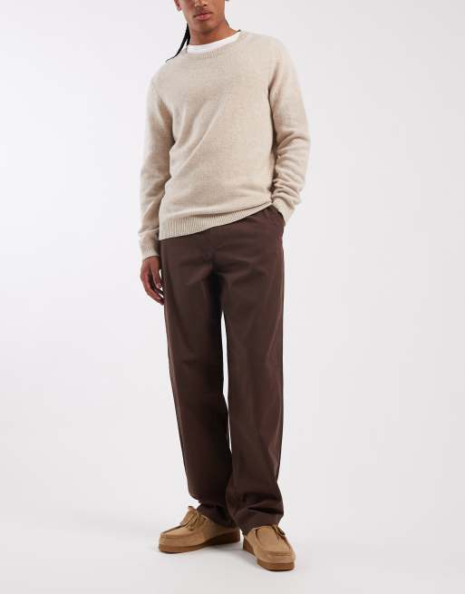 ASOS DESIGN – Weite Hose in Braun, 2 von 5