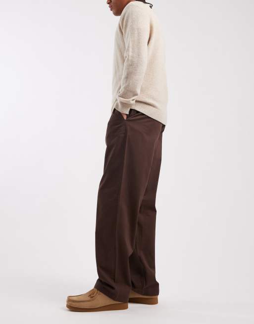 ASOS DESIGN – Weite Hose in Braun, 3 von 5