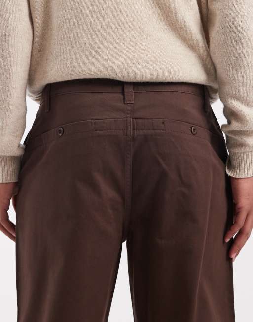 ASOS DESIGN – Weite Hose in Braun, 4 von 5