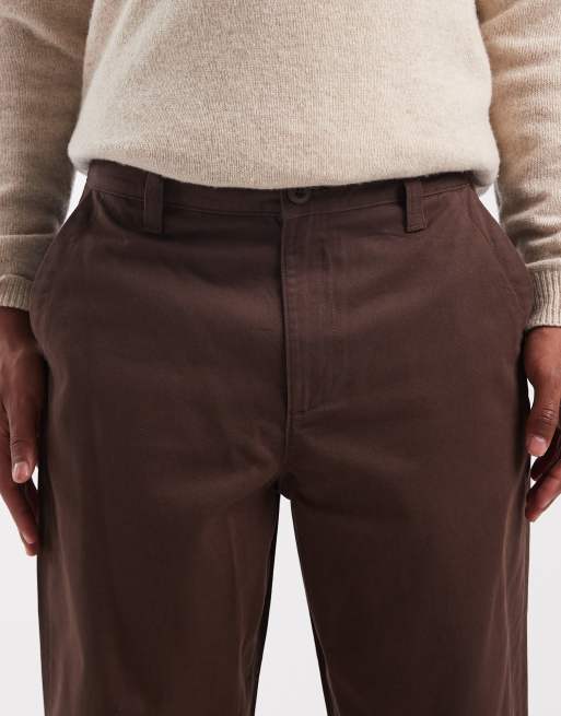 ASOS DESIGN – Weite Hose in Braun, 5 von 5