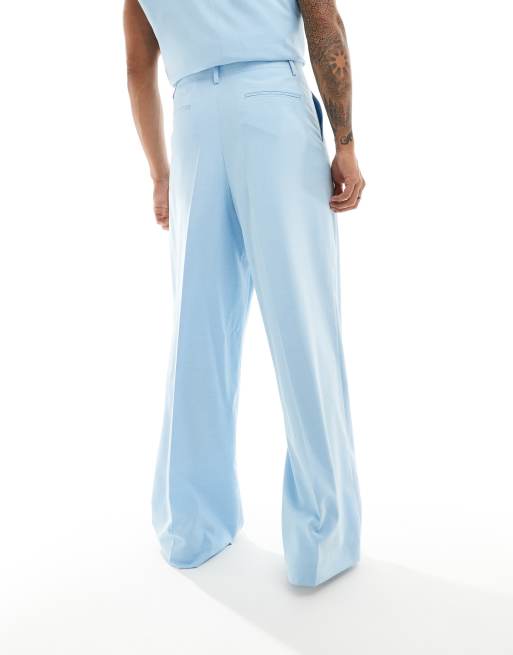 ASOS DESIGN – Weite Hose in Kornblumenblau, 2 von 5