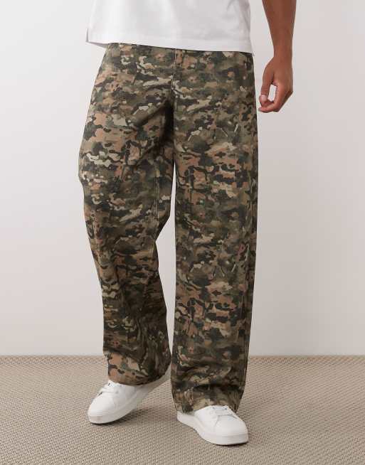 ASOS DESIGN – Weite Hose mit Military-Muster, 2 von 5