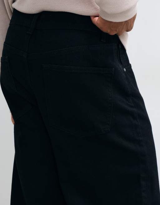 ASOS DESIGN – Weite Jeans in Schwarz, 4 von 5