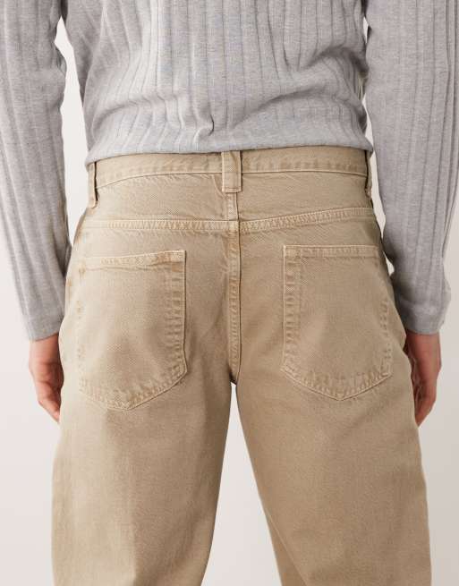 ASOS DESIGN – Weite Schlagjeans in brauner Waschung, 5 von 5