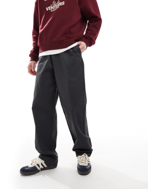 ASOS DESIGN – Weite Schlupfhose in Anthrazit - view 1