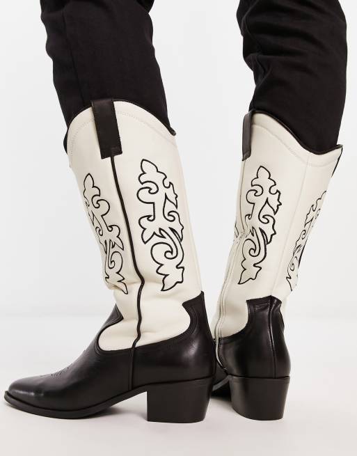 Asos cream outlet boots