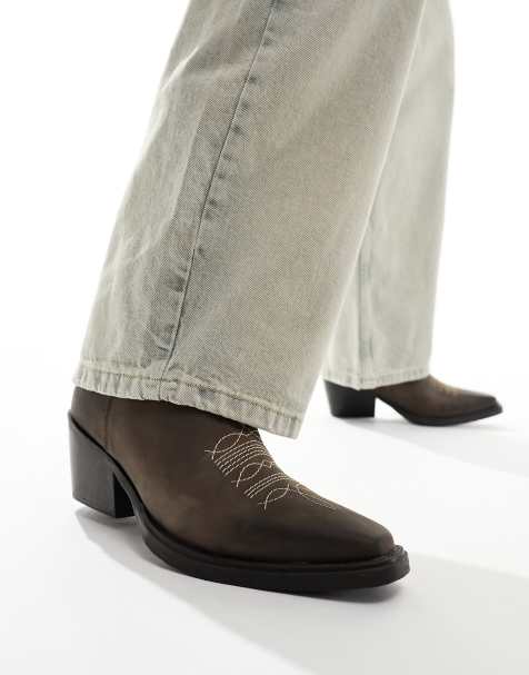 Mens hot sale western shoes