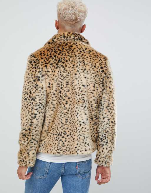 ASOS DESIGN - Western jack van imitatiebont met luipaardprint, 2 van 4