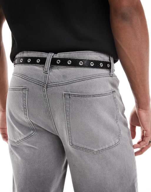 ASOS DESIGN western studded skinny belt in faux leather, 3 of 3
