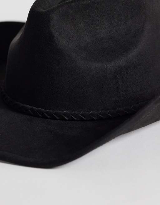 ASOS DESIGN - Westernhoed in zwart, 2 van 3