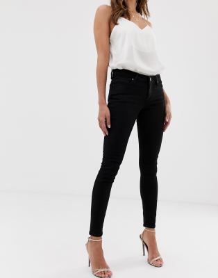 low rise black skinny jeans