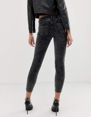 grey velvet skinny jeans
