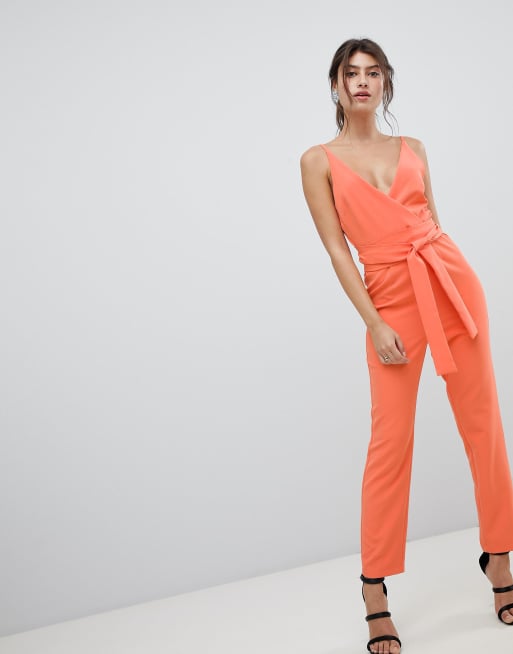 ASOS DESIGN – Wickel-Jumpsuit in Karottenform mit Bindegürtel, 4 von 4
