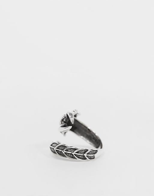 ASOS DESIGN – Wickelring in Skorpionform aus poliertem Sterlingsilber, 2 von 4