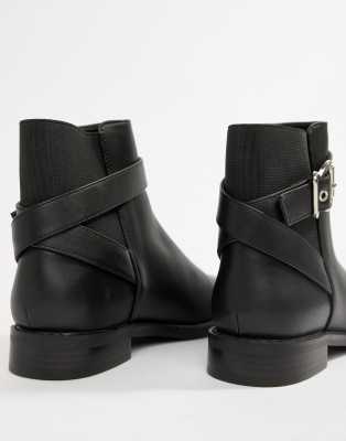 asos buckle ankle boots