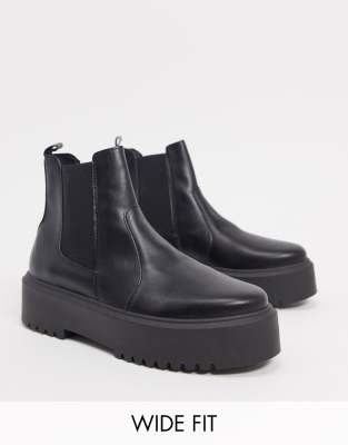 asos chunky chelsea boots