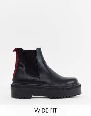 asos design agnes chunky chelsea boots