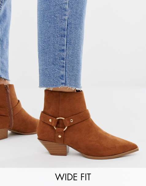 asos black cowboy boots