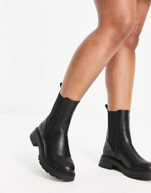 Asos women's discount black chelsea boots