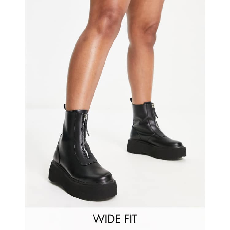 Asos chunky cheap ankle boots