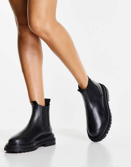 Asos women's black chelsea boots sale