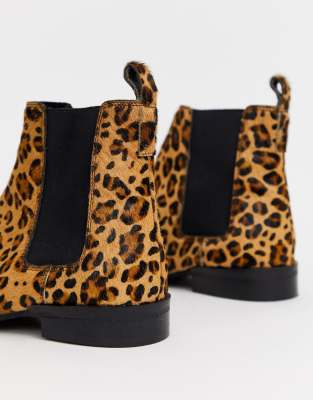 asos leopard boots