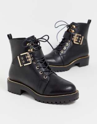 asos black boots ankle