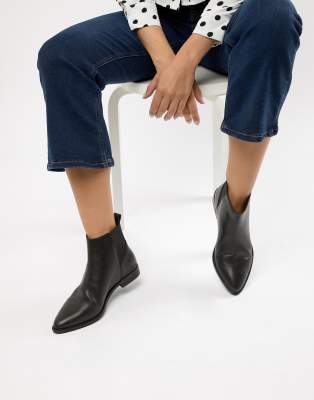 asos leather chelsea boots