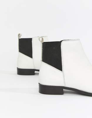 asos design atom leather chelsea boots