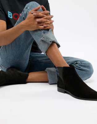 asos design atom leather chelsea boots