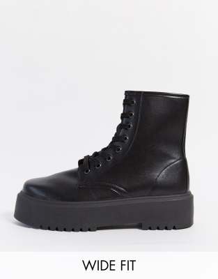 asos design chunky boots