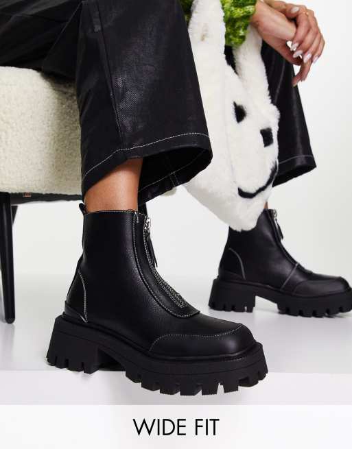 Asos square hotsell toe boots