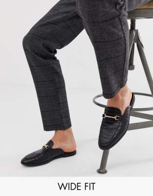 slip on mule loafers