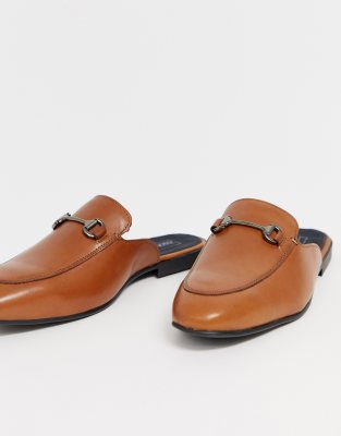 Tan backless loafers online