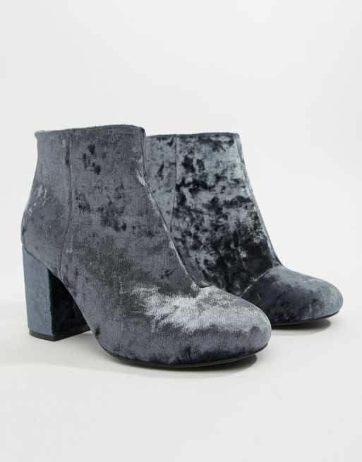 Asos hot sale velvet boots