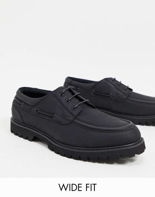 chunky sole boat shoe