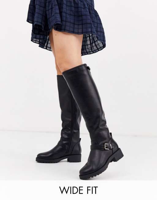 Biker hot sale boots asos