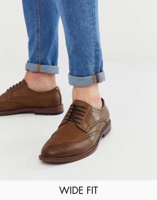 wide fit tan shoes
